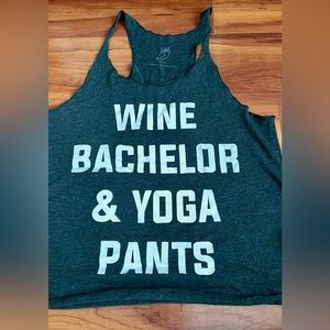 Wine Bachelor & Yoga Pants tank
